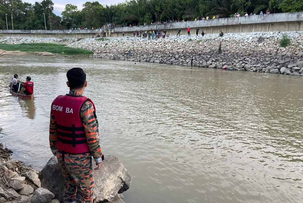 Bomba menerima panggilan kecemasan kanak-kanak lemas di Sungai Golok.