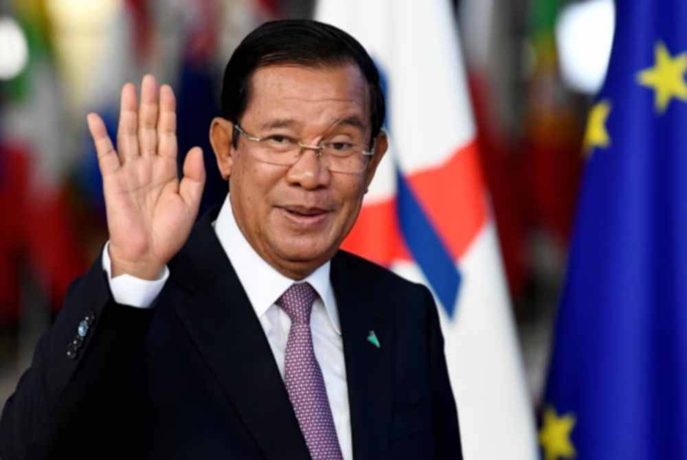 Hun Sen meletak jawatan pada Ogos 2023 selepas pemerintahan kuku besi selama hampir empat dekad. Foto Agensi