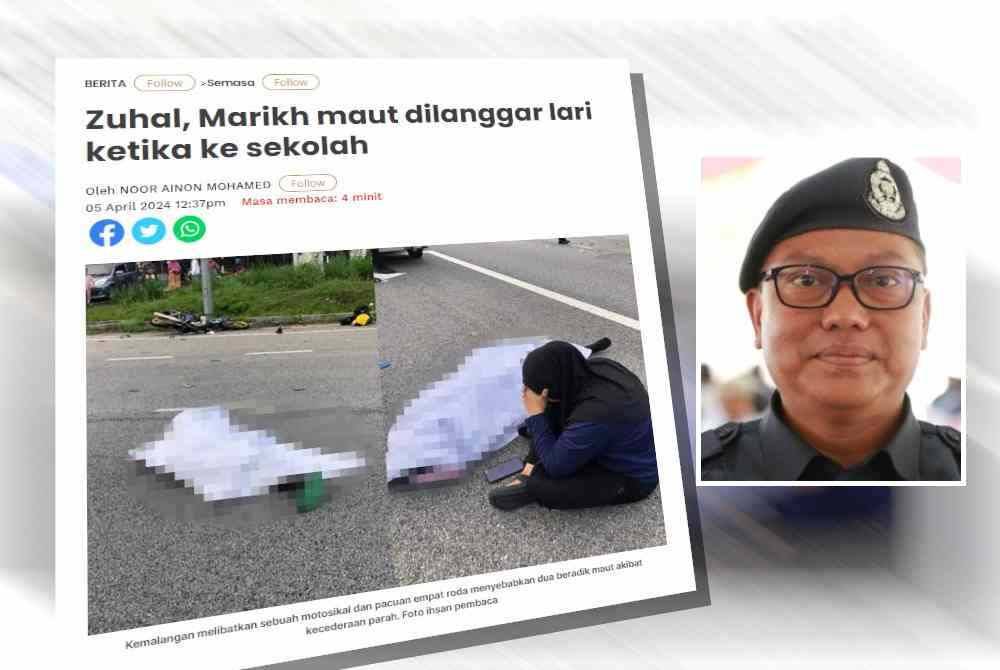 Laporan Sinar Harian pada Jumaat. Gambar kecil: Mohd Khaizam