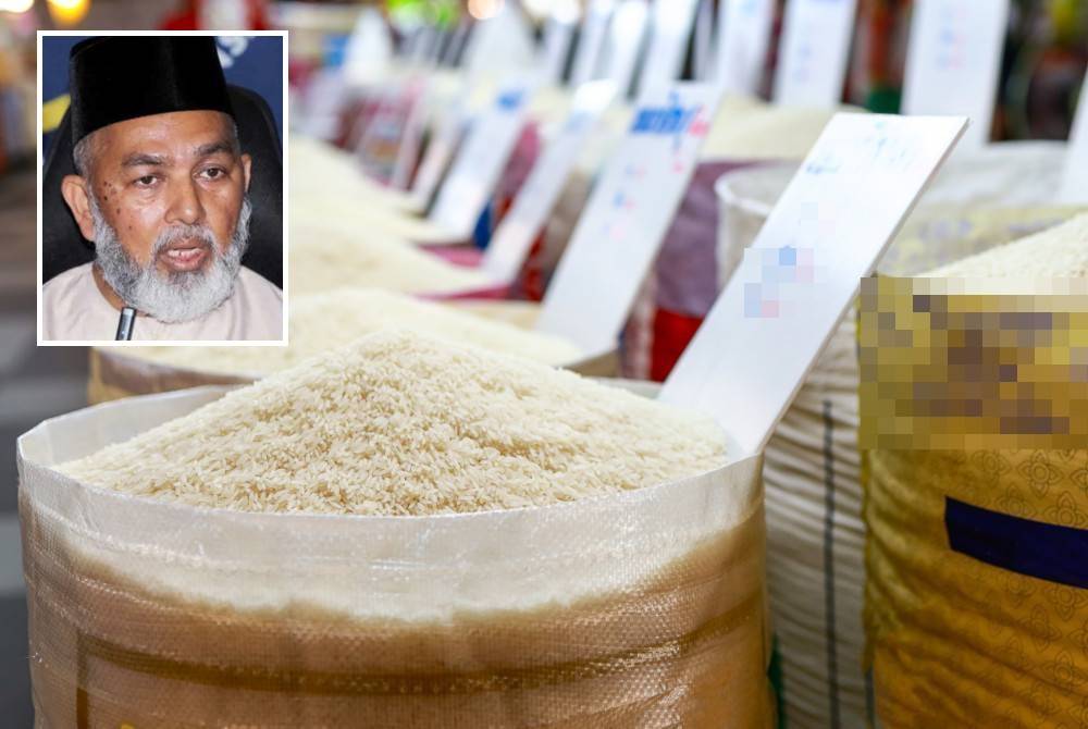 Bernas digesa mengumumkan harga siling bagi beras putih import (BPI) untuk disebarkan kepada umum. (Gambar kecil: Syed Abu Hussin)