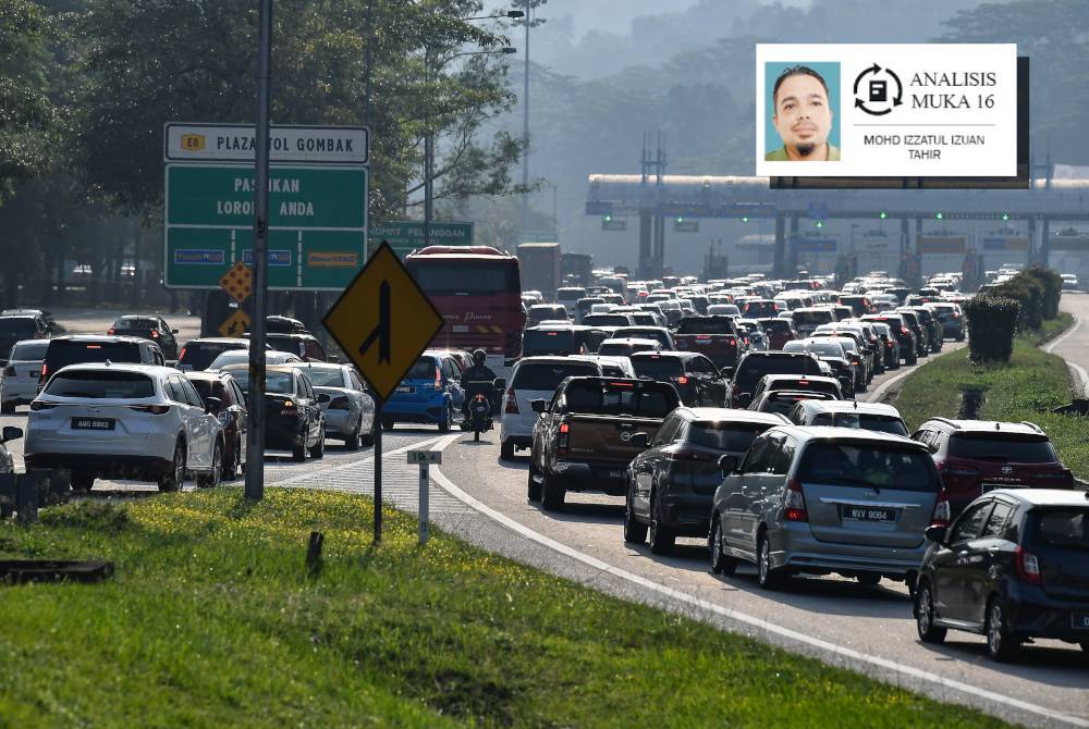 Jumlah kenderaan di lebuh raya di seluruh negara meningkat setiap kali cuti musim perayaan di negara ini. Gambar hiasan.