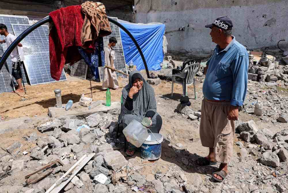 Ketibaan Syawal pada kali ini tidak bermakna memandangkan kebanyakan penduduk Gaza kelaparan. Foto AFP