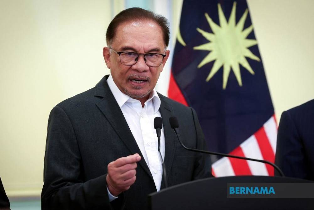 Anwar Ibrahim. Foto fail Bernama