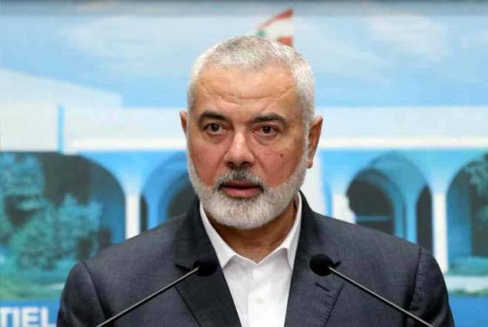 Malak Haniyeh, cucu perempuan kepada pemimpin Hamas, Ismail Haniyeh (gambar) meninggal dunia pada Isnin selepas mengalami kecederaan dalam serangan Israel pada hari pertama Aidilfitri. - Gambar fail