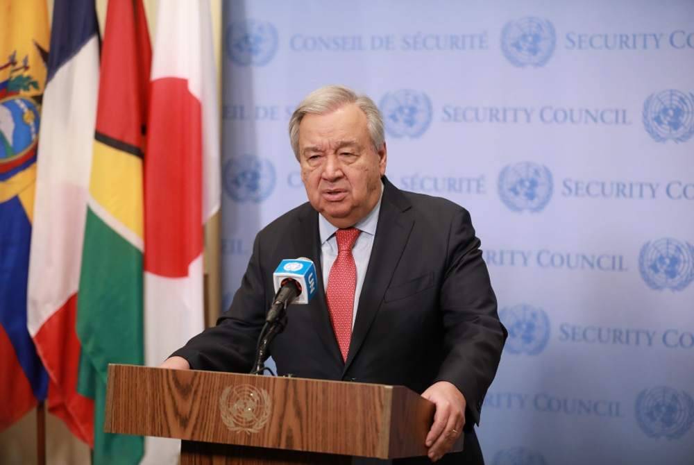 Antonio Guterres. Foto Xinhua/Xie E