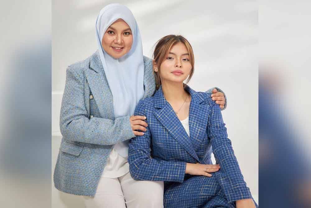 Roszana bersama anaknya, Qistina Raisah.