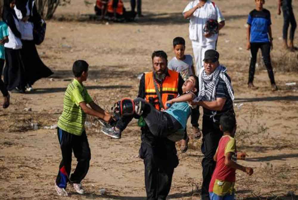 Lebih daripada 12,000 kanak-kanak atau hampir 70 kanak-kanak cedera setiap hari di Gaza sejak 7 Oktober lalu. - Foto: Reuters