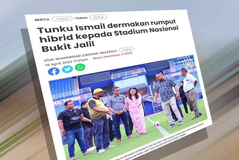 Laporan Sinar Harian pada Selasa.