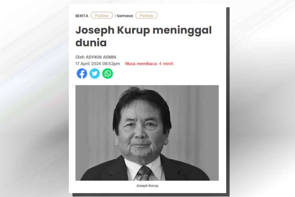 Laporan Sinar Harian.