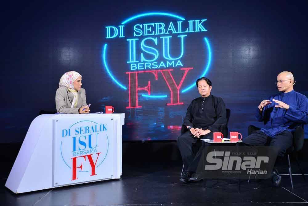 Dr. Mafeitzeral (tengah), dan Dr. Kamarul Al-Haqq dalam program Di Sebalik Isu bersama Finaz Yunus dengan tajuk &#039;Doktor Malaysia saksi kekejaman zionis&#039; di Studio Sinar Harian pada Jumaat. Foto Sinar Harian/ASRIL ASWANDI SHUKOR