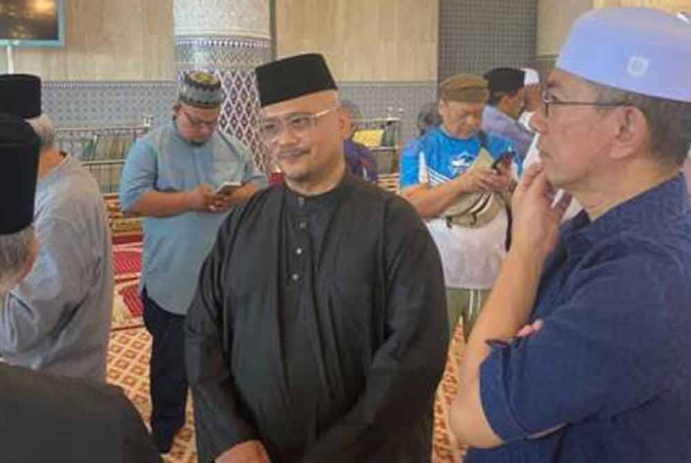 Abdul Rahmat ditemui selepas solat jenazah Allahyarham di Masjid Negara pada Sabtu.