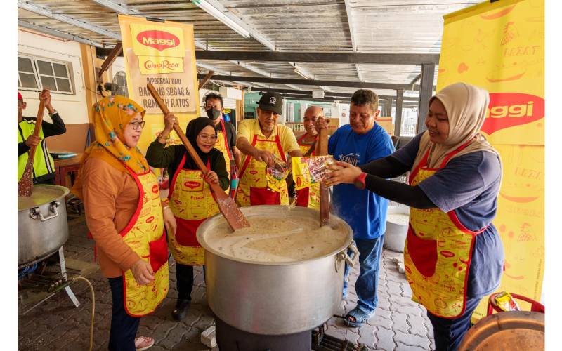 Komuniti PPR Desa Rejang, Setapak, Kuala Lumpur memeriahkan kempen “Dikaulah Jiwa Raya” MAGGI®.