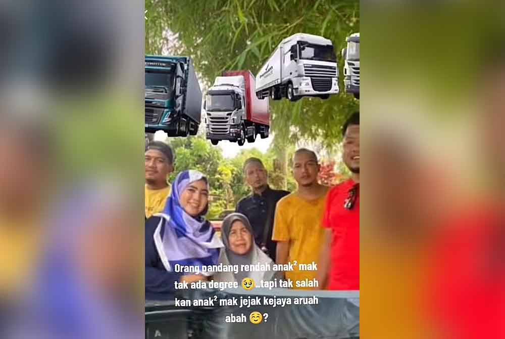 Tangkap layar hantaran video dimuatnaik Nur Anissyuhada di Tiktok pada Isnin.