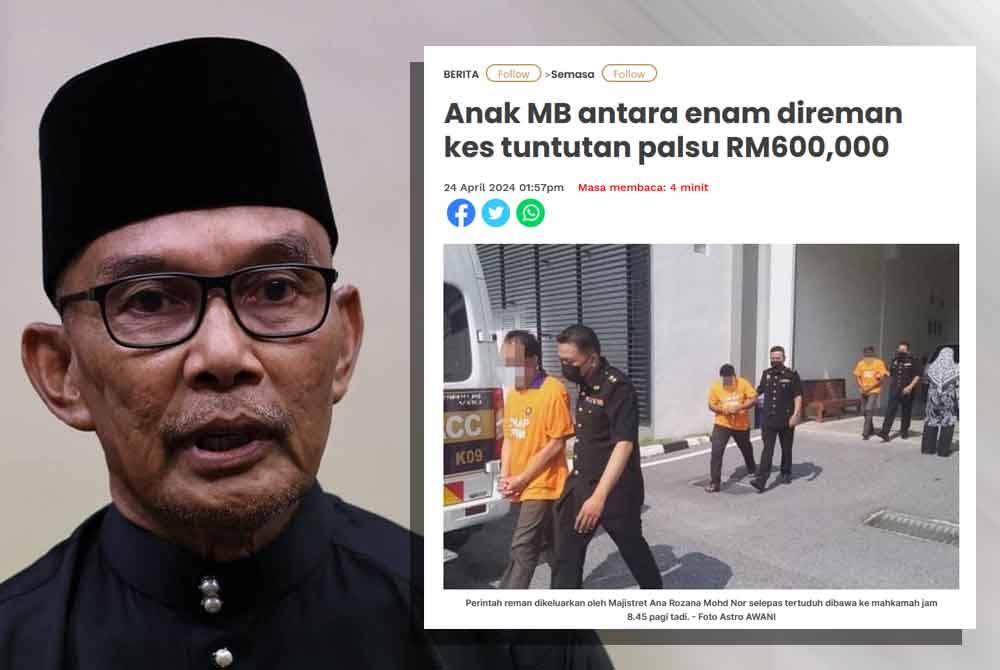 Laporan Sinar Harian. Gambar kiri: Mohd Shukri