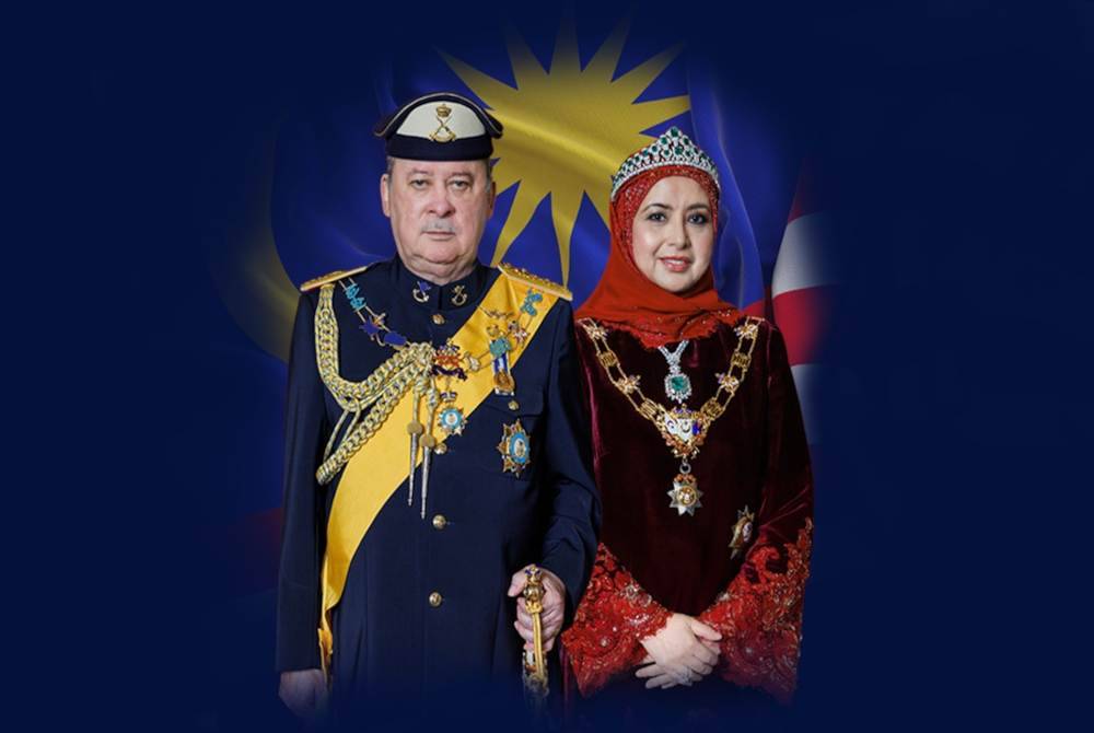 Sultan Ibrahim dan Raja Zarith Sofiah zahirkan ucapan Selamat Ulang Tahun Keputeraan ke-62 kepada Sultan Terengganu, Sultan Mizan Zainal Abidin.