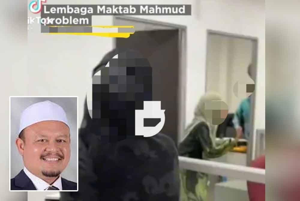 Video berdurasi tiga minit 42 saat memaparkan perang mulut antara dua individu kononnya berkaitan kartel yang tular di media sosial. Gambar kecil: Mohd Azam