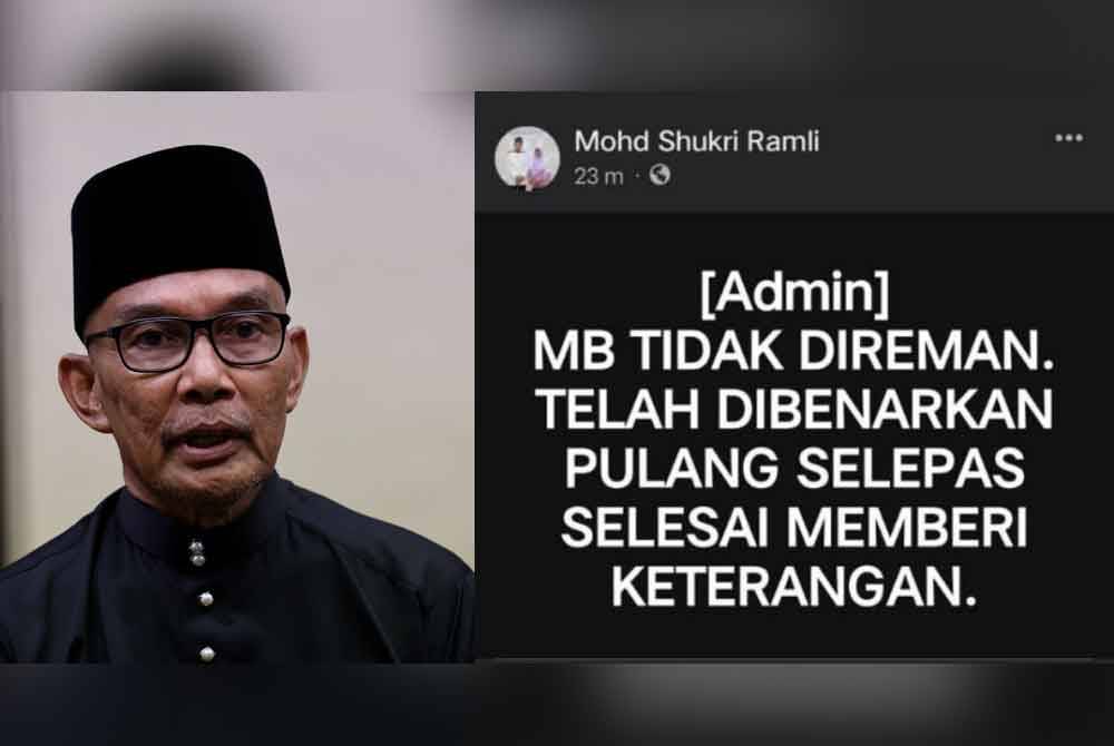 Mohd Shukri Ramli (kiri) - Foto Bernama.