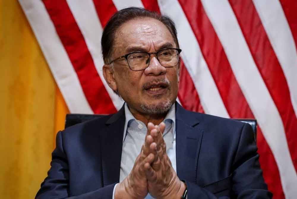 Anwar Ibrahim. Foto fail Bernama