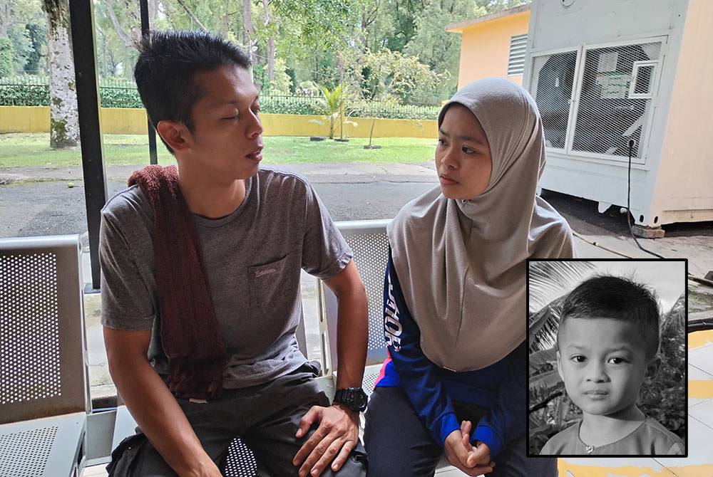 Mohd Nor Syawal dan isteri. Gambar kecil: Mohamad Nor Ramadhan