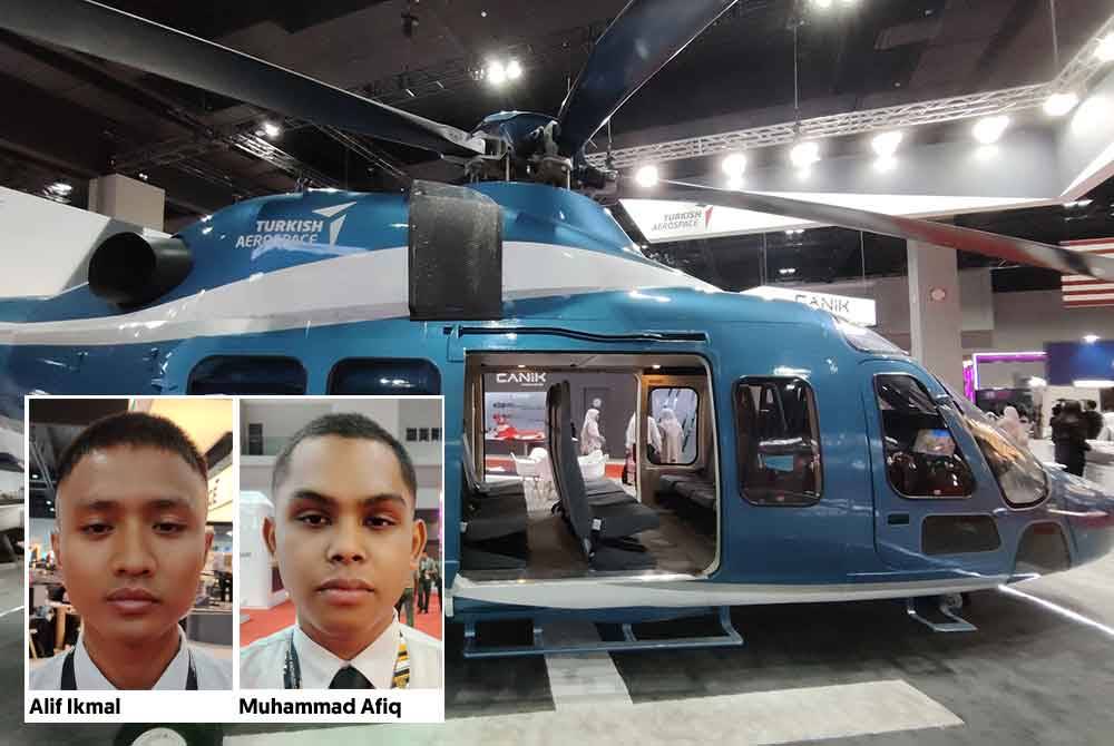 .Pameran helikopter T625 Gokbey dari Turkiye antara yang mendapat perhatian pengunjung Pameran DSA dan NATSEC Asia 2024.