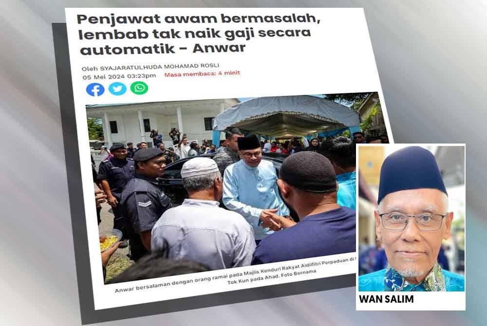 Perdana Menteri sebelum ini berkata, penjawat awam yang bermasalah dan lembab dalam menjalankan tugas berkemungkinan besar tidak akan dinaikkan gaji secara automatik.