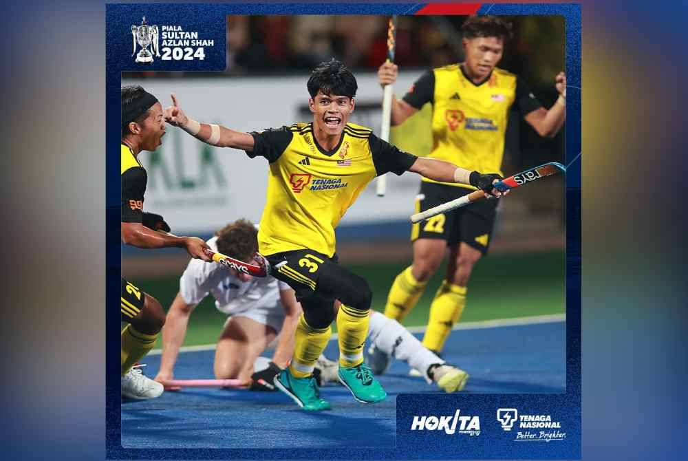 Azimuddin antara pencetak gol Speedy Tigers ketika menentang New Zealand di Ipoh. Foto: Hokita