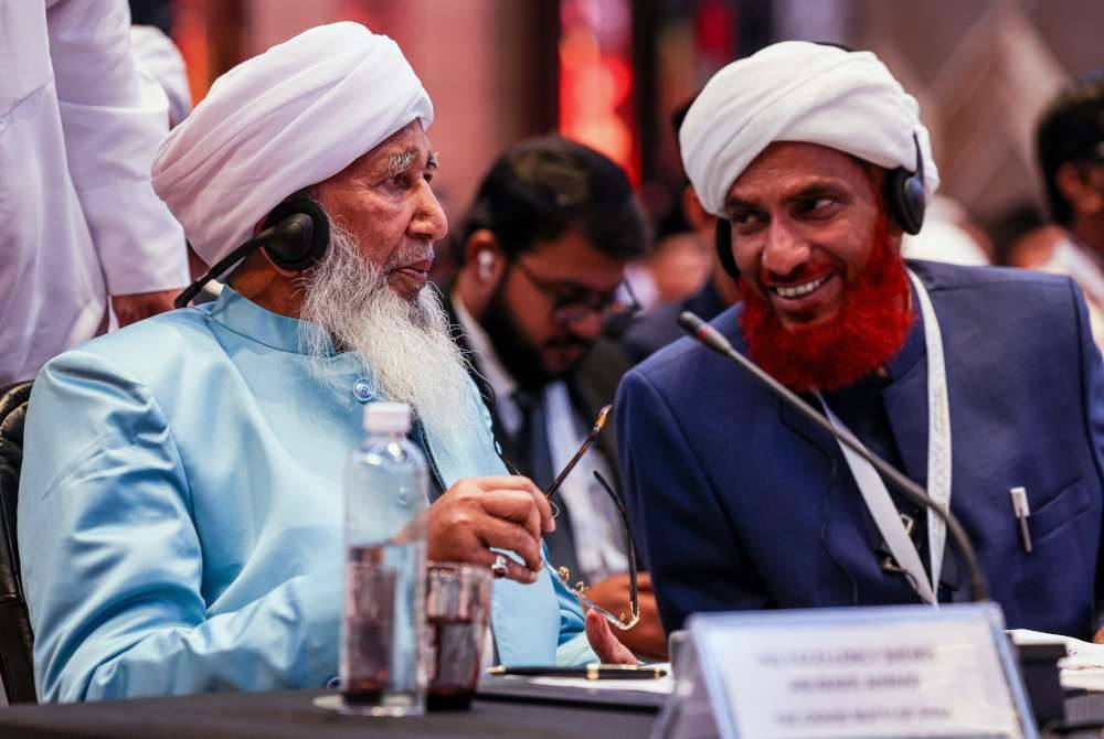 Mufti Besar India, Sheikh Abubakr Ahmad Al-Malibari pada Persidangan Antarabangsa Ketua-Ketua Agama 2024. Foto Bernama