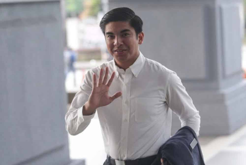 Syed Saddiq. Foto fail Bernama