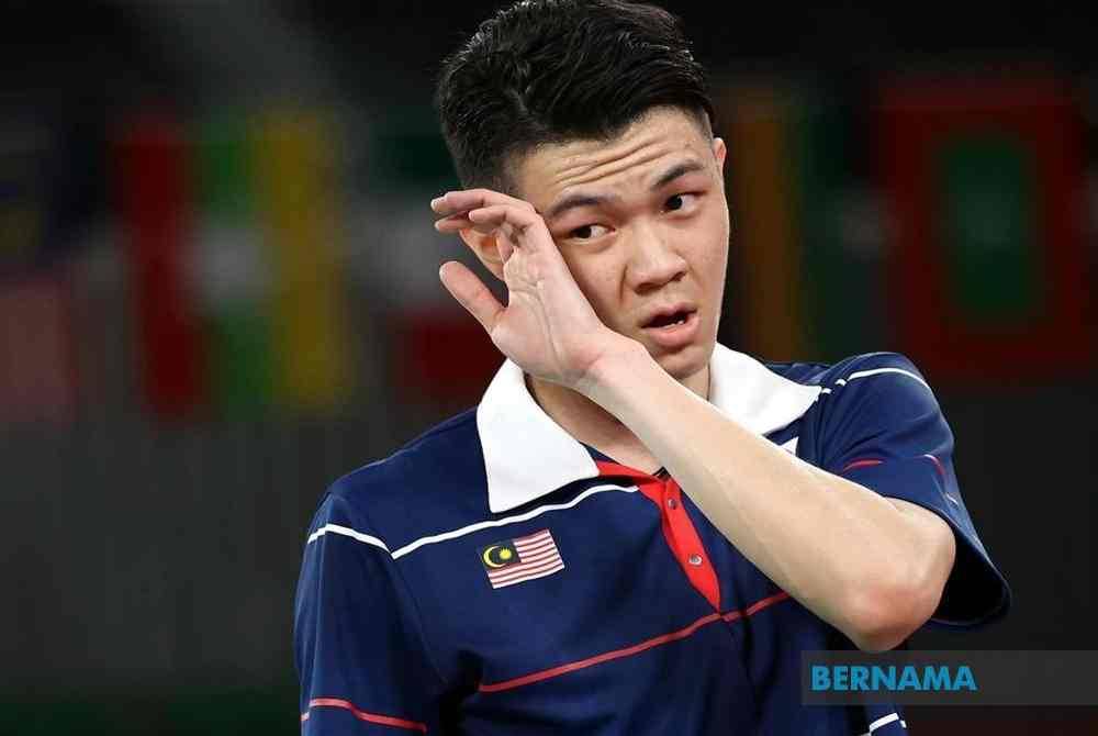 Zii Jia ketika penampilan pertama di Tokyo 2020. Foto Bernama