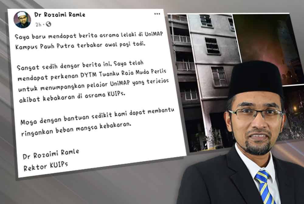 Dr Muhamad Rozaimi memuat naik hantaran di Facebook pada Sabtu.