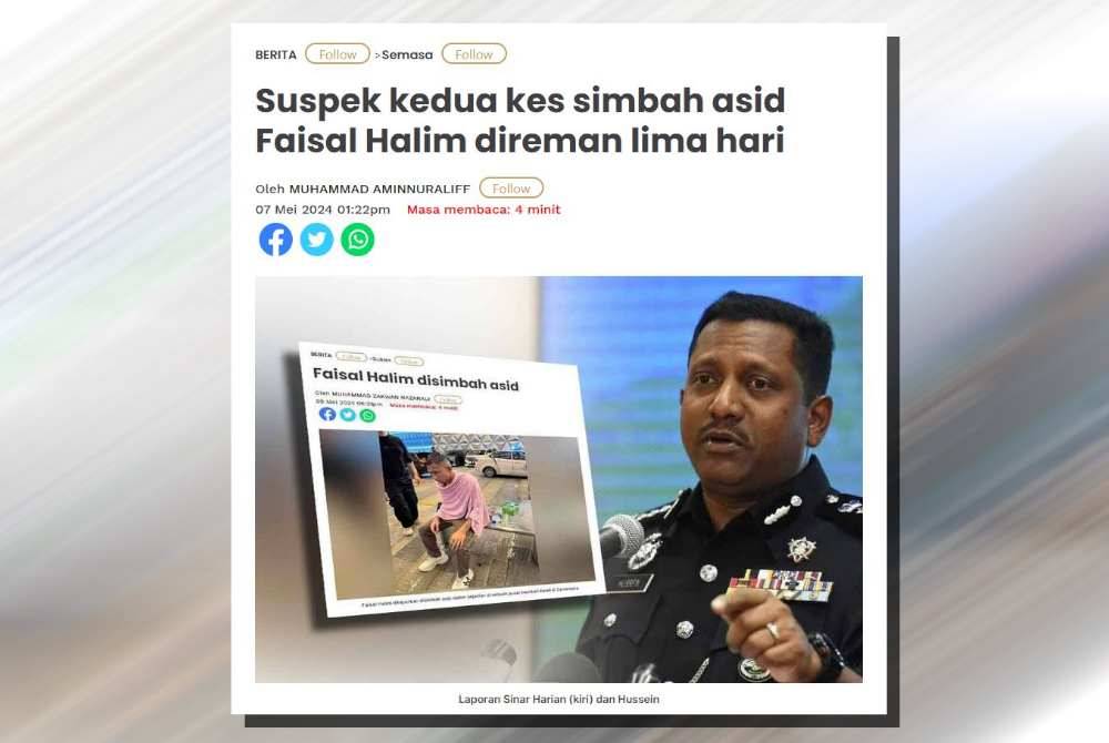 Laporan Sinar Harian.