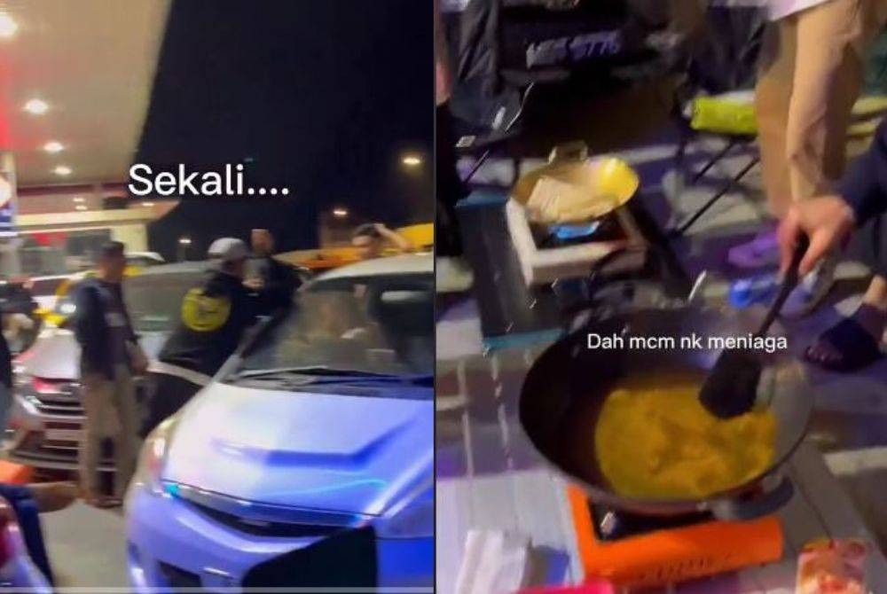 Tular di media sosial klip video memaparkan sekumpulan remaja &#039;berkelah&#039; dan memasak di sebuah stesen minyak dipercayai di Genting Highlands.