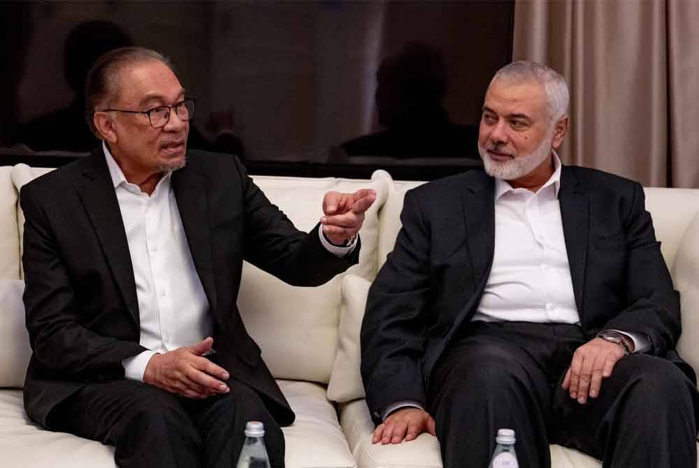 Pertemuan Anwar dengan Ismail Haniyeh menzahirkan sokongan Malaysia terhadap perjuangan Palestin.