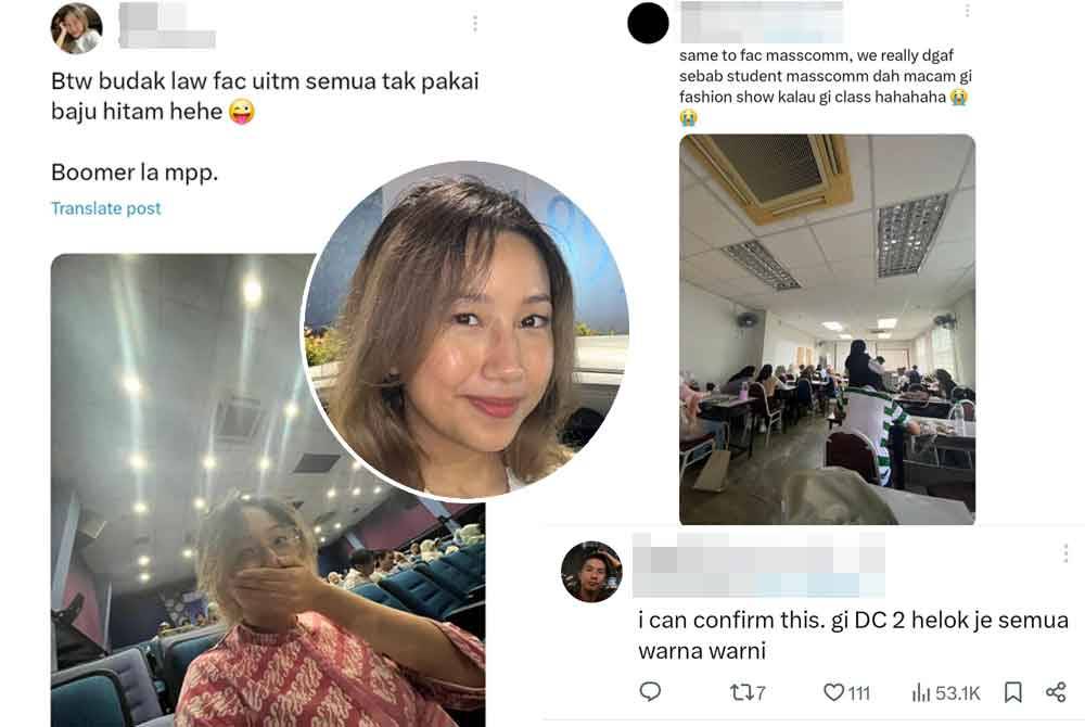 Tangkap layar perkongsian di platform X pada Khamis. Gambar kecik: Nurul Izzah