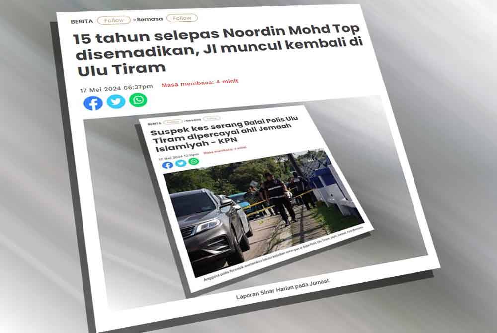 Laporan Sinar Harian pada Jumaat