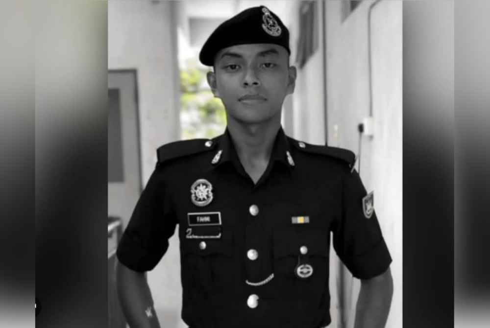 Allahyarham Konstabel Ahmad Azza Fahmi Azhar.