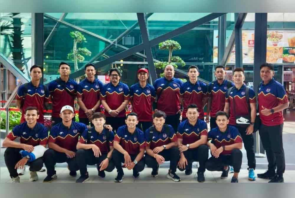 Skuad hoki dalam dewan negara ke Piala Asia 2024 di Taldykorgan, Kazakhstan.