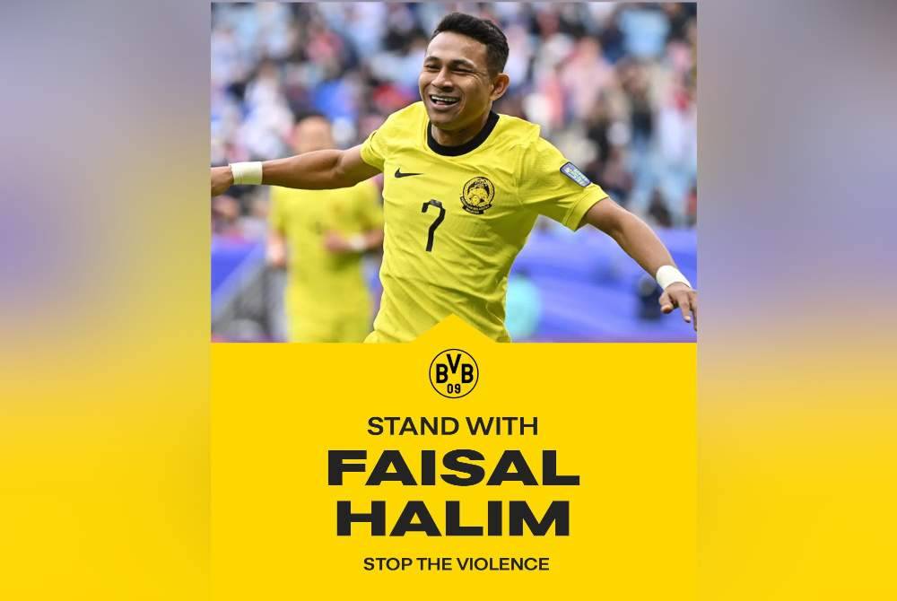 Insiden melibatkan Faisal mendapat perhatian Borussia Dortmund.