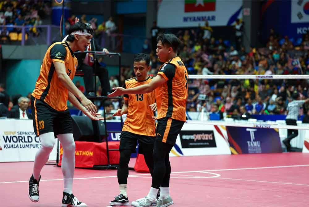 Malaysia muncul juara dunia dalam acara regu.