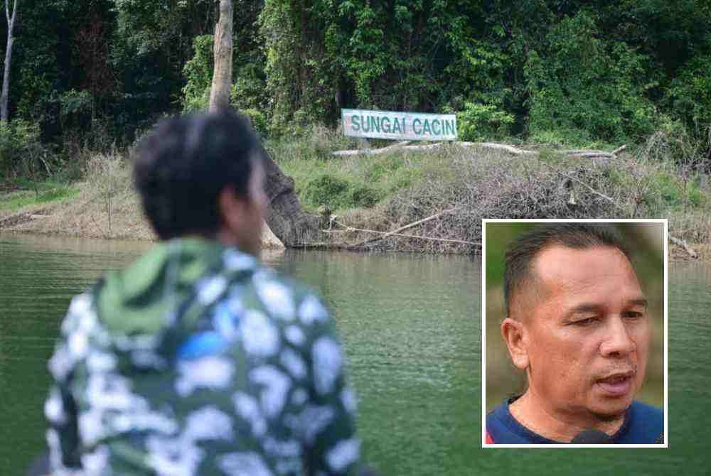 Sungai Cacing di Tasik Kenyir, Hulu Terengganu antara tarikan baharu buat penggemar aktiviti memancing. Gambar kecil: Abd Aziz