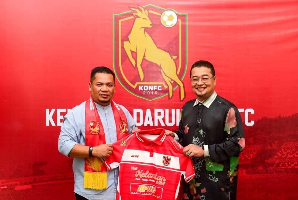 KDN FC melantik Pengarah Urusan Eniq World Group, Mohd Rowi (kiri) sebagai penolong pengurus pasukan Liga Super.