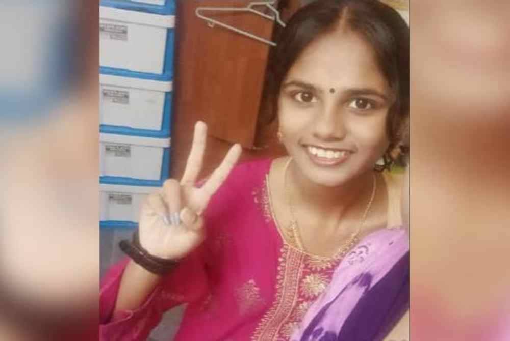 Thiriyashini Murali Krishna dilaporkan hilang sejak 20 Mei lalu - Foto Facebook Polis Daerah Mua