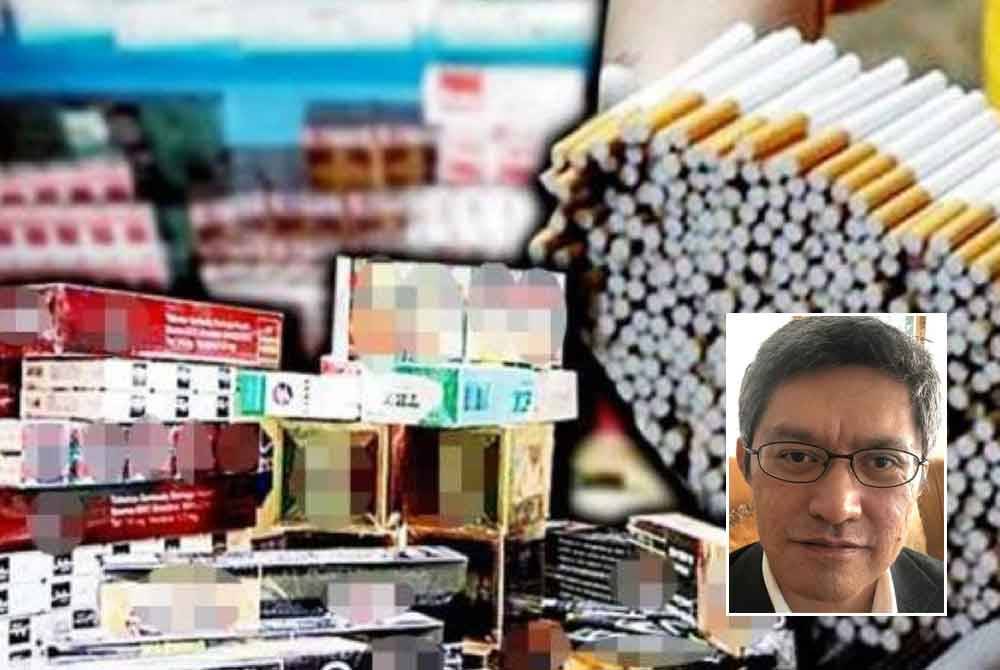 Perdagangan rokok seludup sahaja telah menyebabkan kerajaan kerugian kira-kira RM5 bilion setiap tahun. Gambar kecil: Fazli