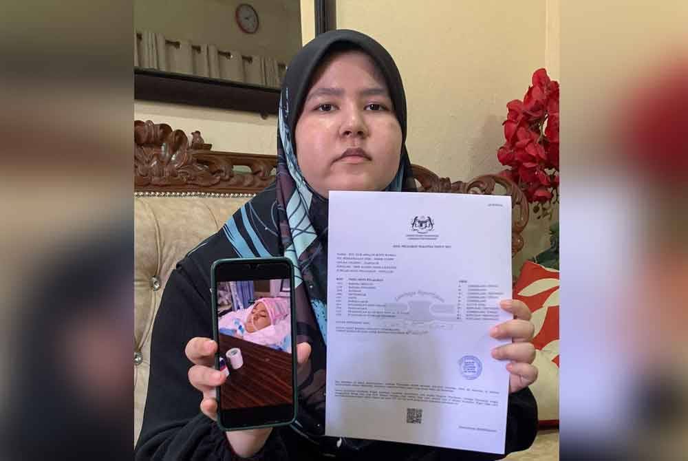 Siti Nur Amalin yang menghidap penyakit angin ahmar sejak lima tahun lalu tidak menjadikannya halangan untuk meraih keputusan 6A dalam SPM. Foto Bernama