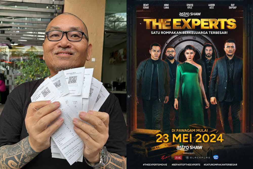 Chee Chi Wai dari Seremban sudah menonton The Experts 9 kali, manakala Sheriff sebanyak 24 kali.