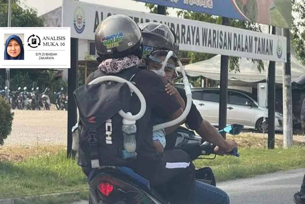 Tular di media sosial pasangan bawa anak yang memakai alat pernafasan menaiki motosikal sehingga turut mendapat perhatian pelbagai pihak termasuk Perdana Menteri.