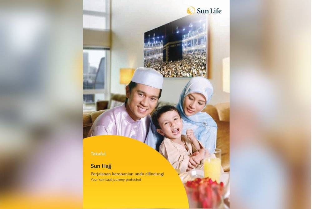 SUN HAJJ merupakan pelan takaful universal dengan perkongsian lebihan, anda boleh menyediakan diri untuk memenuhi kewajipan ibadah haji dari Sun Life Malaysia. 