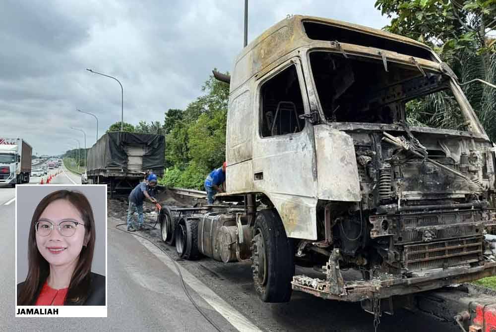 Kemalangan membabitkan lori muatan sawit yang terbakar di Kilometer 275.1 Lebuhraya Utara Selatan (PLUS) dari Bandar Ainsdale ke Nilai hampir menyebabkan gangguan air di Selangor.