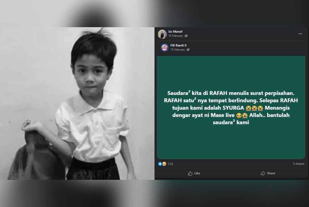 Bagaimanapun hasil tinjauan Sinar Harian mendapati, akaun Instagram sudah tiada tetapi TikTok dan Facebooknya masih wujud. Gambar kanan: Tangkap layar hantaran terakhir ibu Zayn di Facebook.