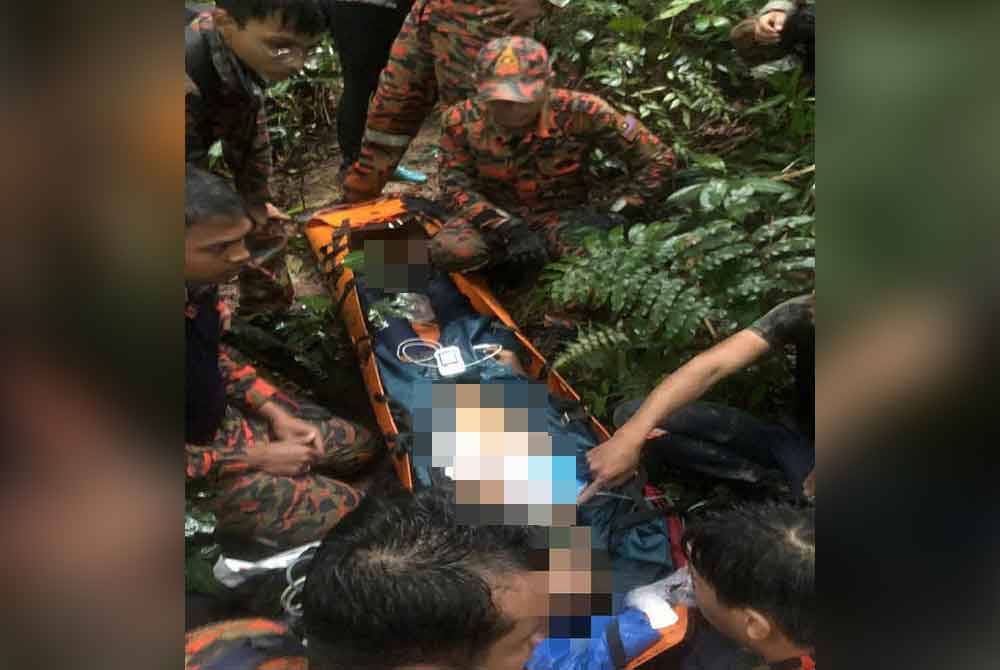 Seorang lelaki yang juga merupakan malim gunung meninggal dunia di Gunung Hitam, di sini, pada Sabtu.